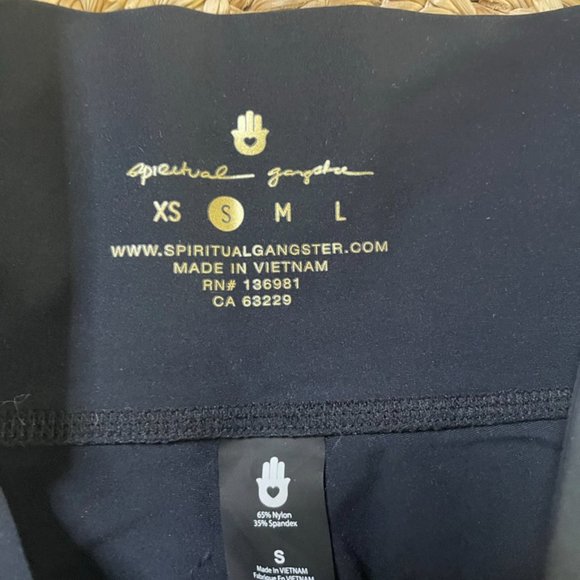 Spiritual Gangster Athletic Stripe Practice Legging Pastel S - Picture 4 of 5